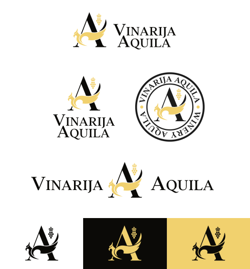 Vinarija Aquila Vinarija Aquila Logo Concept